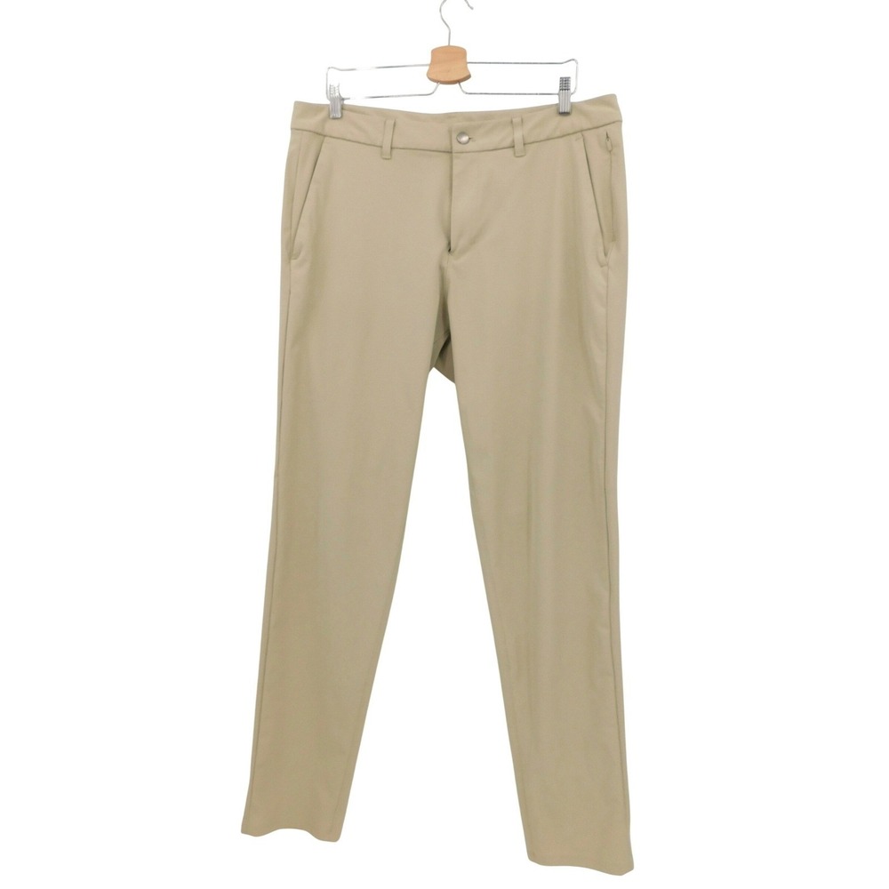 Lululemon Commission Pant Slim Size 36 Warpstreme Trench Beige‎ Mens Chino